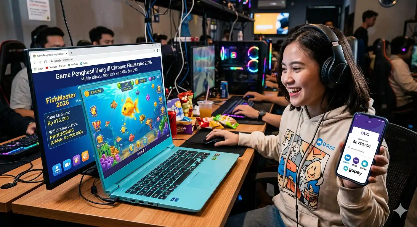 Game Penghasil Uang di Chrome FishMaster 2026 Makin Diburu, Bisa Cair ke DANA dan OVO